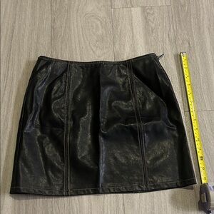 Altar’d State Vegan Leather Mini Skirt